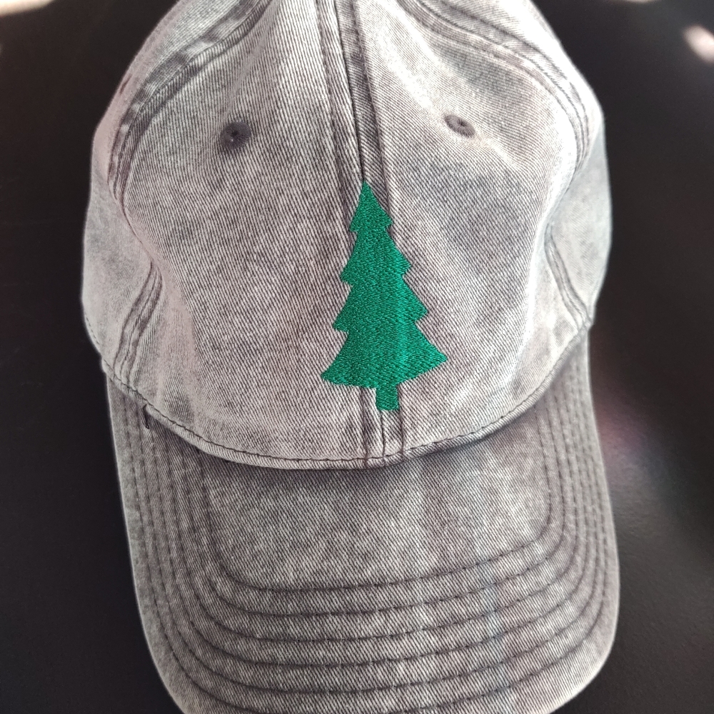 Light Grey Washed Denim Baseball Cap